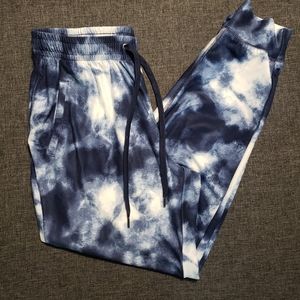 Old Navy Blue Tie Dye Joggers Sz M